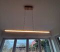 Designer Lampe 1cm schmal und 1 Meter lang aus Edelmetall LED