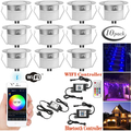 10 x WIFI Kontroller RGB/RGBW LED Bodeneinbaustrahler Terrasse Außenlampe Küche