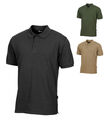 Poloshirt halbarm mit Knopfleiste kurzarm T-Shirt mit Strickbündchen S-6XL