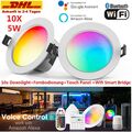 5W Smart LED Einbaustrahler Bluetooth WIFI Einbauleuchten Spot Dimmbar RGB+WW+CW