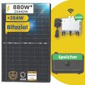 880W Balkonkraftwerk mit Speicher (+264W) und 800W Wechselrichter mit APP&WIFI