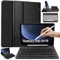 Für Samsung Galaxy Tab S9 FE S9 S8 S7 11" Schutz Hülle mit Tastatur Maus QWERTZ