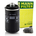 ORIGINAL MANN ÖLFILTER + ÖLABLASSSCHRAUBE AUDI SEAT SKODA VW W719/45