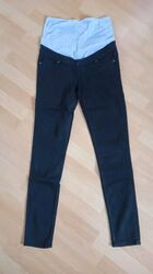 Super Skinny Umstandsjeans/Schwangerschaft Esmara Gr. 38 Schwarz *Wie Neu*!