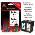 XXL Druckerpatronen für Canon PG-545 CL546XL Pixma TS3150 3350 3450 MG2450 2550 