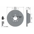 2x Bremsscheibe TEXTAR 92121903 passend für AUDI SEAT SKODA VW