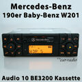 Original Mercedes Audio 10 BE3200 Becker 190er Autoradio W201 C-Klasse Kassette