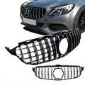 Kühlergrill Chrom für Mercedes W205 S205 C-Klasse 14-18 + Panamericana GT