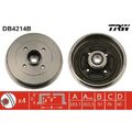 2x Bremstrommel TRW DB4214B passend für RENAULT DACIA