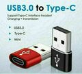 2 Packung USB C 3.1 Typ Buchse Auf 3.0 A Stecker Port Konverter Adapter Set m