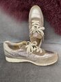 paul green sneaker 37 Gold Beige Leder Super Zustand