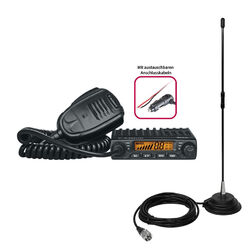 SET Albrecht AE 6110 VOX mit Stecker CB-Funkgerät + Magnetantenne Extra 40 X