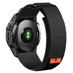 Für Garmin Fenix 7X 7 6X 6 Pro 5X 5 Quickfit Nylon Armband Tactix 7 MK2 Gurtband