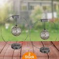 BMF SOLARLEUCHTE OUTDOOR 2er SET SOLARLAMPE GARTEN SOLAR KUGEL LED DEKO 80464597