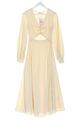 NA-KD Langarmkleid Damen Gr. DE 34 creme Casual-Look