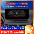 10.25" Android 14 Autoradio für Audi Q5 2009-2016 CarPlay 8-Kern 64GB GPS Navi