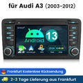 64G Carplay Android 13 Autoradio GPS BT RDS Navi BT KAM für Audi A3 S3 RS3 8P 8V