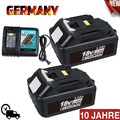 2X 18V 6000mAh Akku Für Makita BL1850 BL1830 BL1860B Led Anzeige / Ladegerät