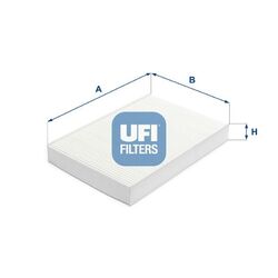 UFI (53.389.00) Innenraumfilter, Pollenfilter, Mikrofilter für NISSAN RENAULT