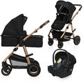 Lionelo Kombikinderwagen Amber 3 in 1 Black Onyx - Sehr Gut