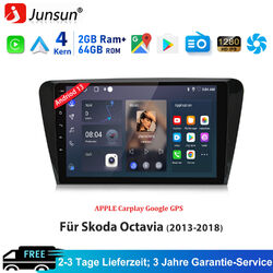 Für Skoda Octavia 2013-2018 Android 13 Autoradio WIFI BT GPS NAVI SWC Carplay FM