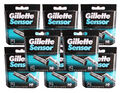 80 Gillette Sensor Rasierklingen 8x 10 Klingen Ersatzklingen auch für Excel verw