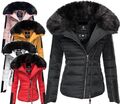 Navahoo  Damen winter Jacke Parka Steppjacke FVSH warm gefüttert Bikerjacke YUKI