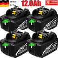 4X Original 18V 6,0Ah 12,0Ah ErsatzAkku Für Makita BL1850B BL1860B Led Anzeige