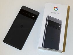 Google Pixel 6 Pro - 128GB - Stormy Black (Ohne Simlock) (Dual-SIM)