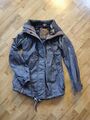 Naketano Übergangsjacke Gr. S/M dunkelgrau - Jacke Mantel Parka Frühling 