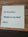 Pet Shop Boys - Always On My Mind (Remix) Maxi (VG+/VG+) '