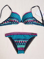 Olympia Beach Fashion Bügel Bikini Set Gr. 40B Bunt NEU ETIKETT NEW wattiert TOP