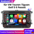 Für VW Skoda Seat Carplay Android 13 CD DVD Autoradio GPS Navi WIFI 4G BT 4+64G