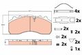 TRW GDB5067 Bremsbelagsatz, Scheibenbremse