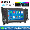 Für Mercedes Benz C/CLC Klasse W203  W209 Android 13 Autoradio Carplay 2+64GB