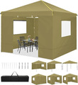 Faltpavillon 3X3, Pavillon 3X3M Wasserdicht Stabil Winterfest, Faltbar Partyzelt