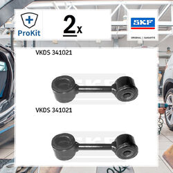 2x ORIGINAL® Skf Stange/Strebe, Stabilisator Vorne, Links, Rechts für VW