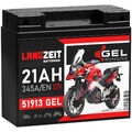 Langzeit Batterie 51913 GEL Motorradbatterie 21Ah 12V 345A/EN Batterie G19 BMW