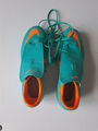 Nike Fußballschuhe Gr. 38,5 hellblau/orange "Janne"