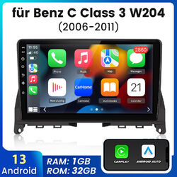 Android GPS Navi Autoradio für Mercedes Benz C-Klasse W204 S204 2006-2011 Radio