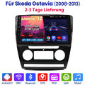 Für Skoda Octavia 2 2008-2013 10"Android 12 Autoradio GPS Navi WIFI BT DAB 1+32G