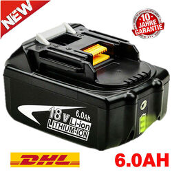 18V 6AH Für Makita 18Volt  Ersatzakku BL1860B LXT Li-ion BL1850 BL1840