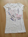 Esprit T-Shirt Gr. XS / 34 creme mit Muster Stickerei * wie NEU *