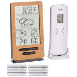 TFA 35.1162.54 XENA Funkwetterstation Wettervorhersage Außensensor Funkuhr DCF77