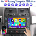 7" Android 13 Autoradio Navi GPS WiFi RDS für VW T5 Multivan Touareg Transporter