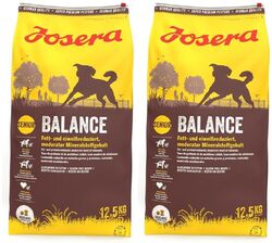 JOSERA Balance 2x12,5kg (25kg) fett-und eiweißreduziertes Hundefutter für Senior