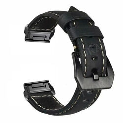 Quick Fit Leder Armband Für Garmin Fenix 7X 7 Solar 6X/6 Pro 5X/5 Plus 3/3 HR DE