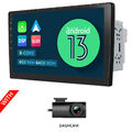 DVR+ 2 DIN Android 13 6+64 10,1" Touch GPS Navi CarPlay Autoradio Bluetooth DAB+