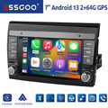 2+64GB Für Fiat Bravo II 2007-2012 Autoradio Android 13 CarPlay GPS Navi BT SWC