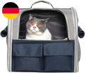 Transporttasche Für Haustiere Katzen Hunde 10Kg, Tragbare Rucksack Großer Geräum